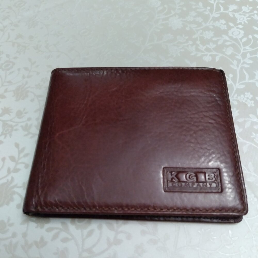 Leather wallet, KGB Company, Made in Europe